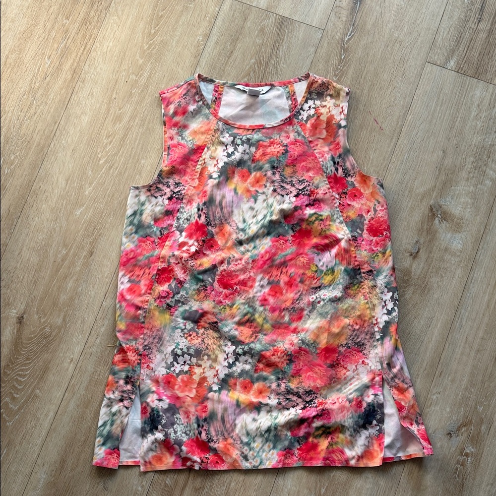Athleta floral workout tank